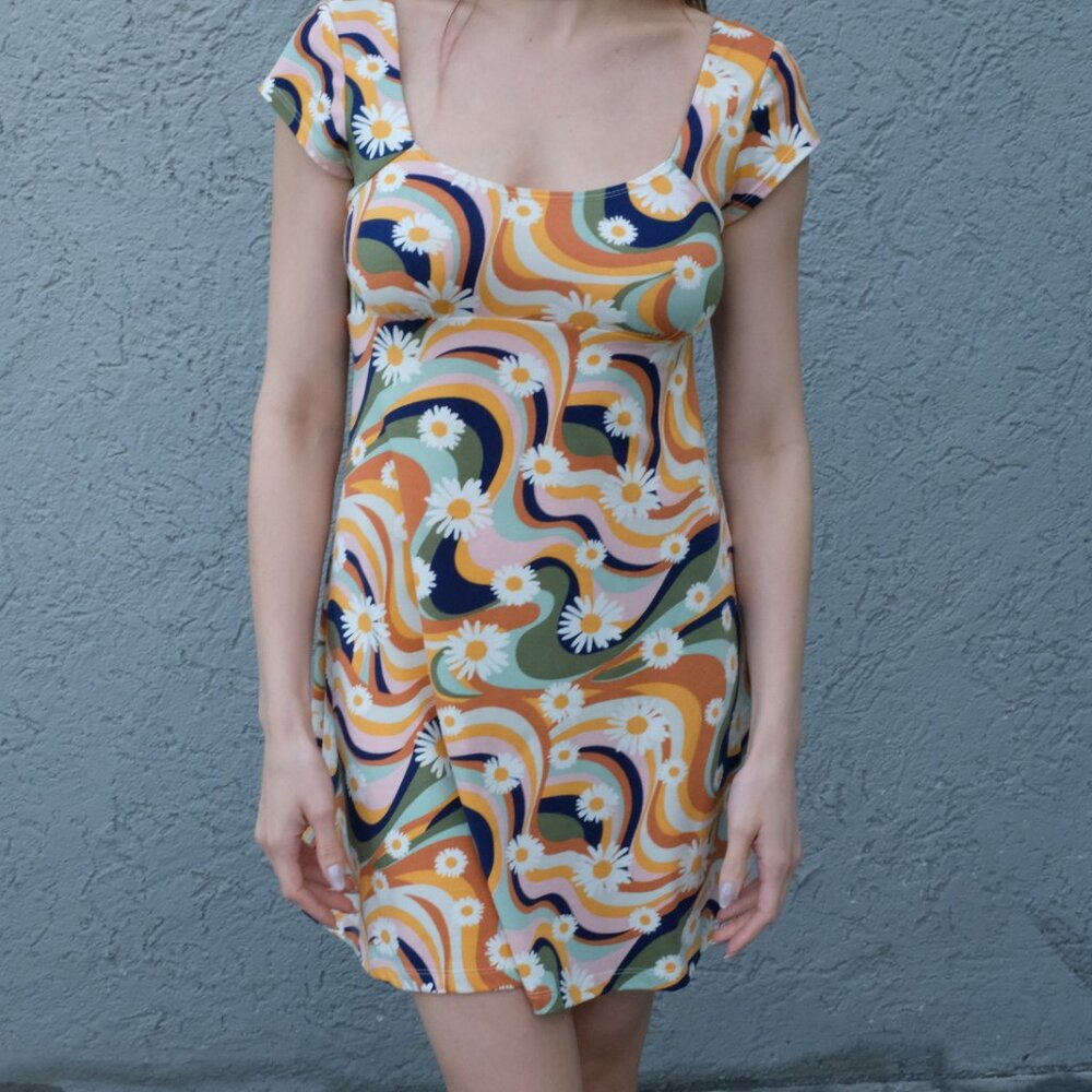 ALTAR'D STATE 70's Style Short Dress